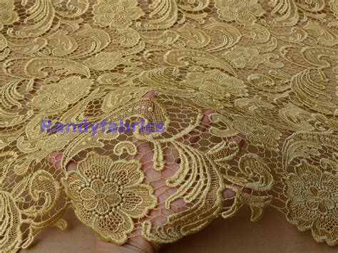 silver metallic gold lace